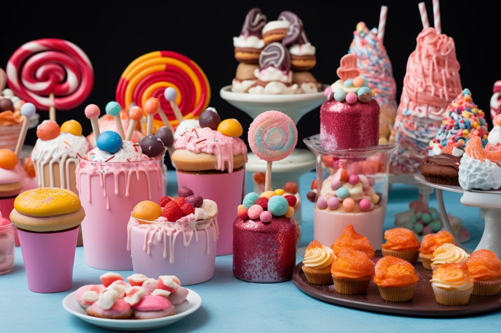 Süßigkeiten und Leckereien für die Geburtstagsparty Ihres kleinen Lieblings